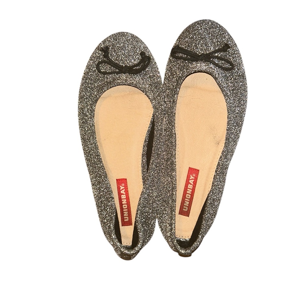 Unionbay Women's Glitter Ballet Flats - Black